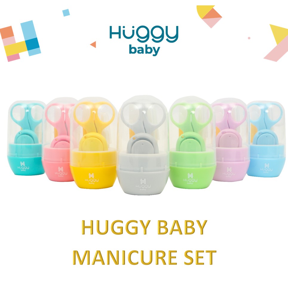 Huggy Baby GK001 Manicure Set | Gunting Kuku Manikur Set Bayi Dewasa