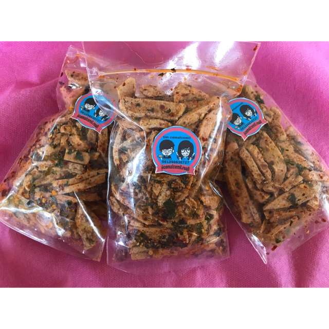 

Basreng pedas daun jeruk