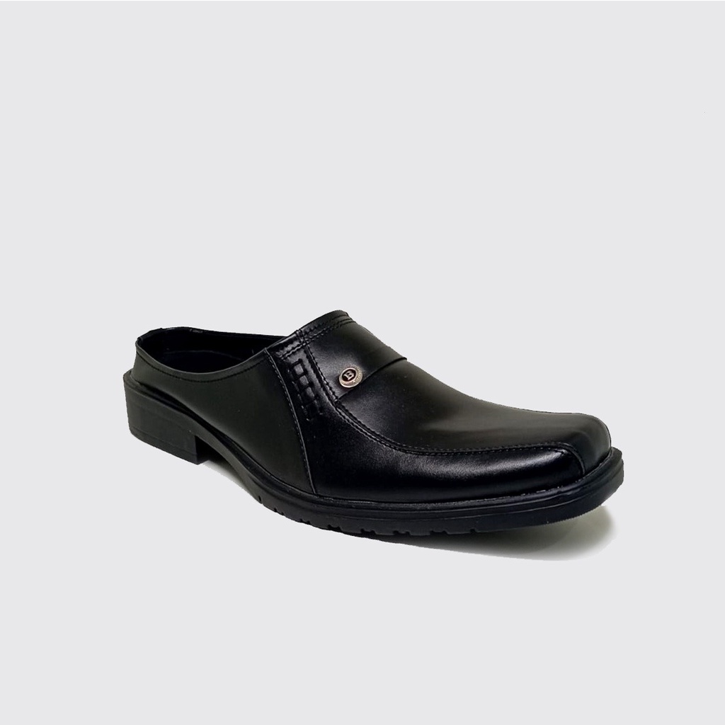 Zagib x Baraka |Kulit Asli| Sepatu Sandal Pria (Ukuran Kaki Besar Jumbo) Bustong Pantofel Formal Cowok