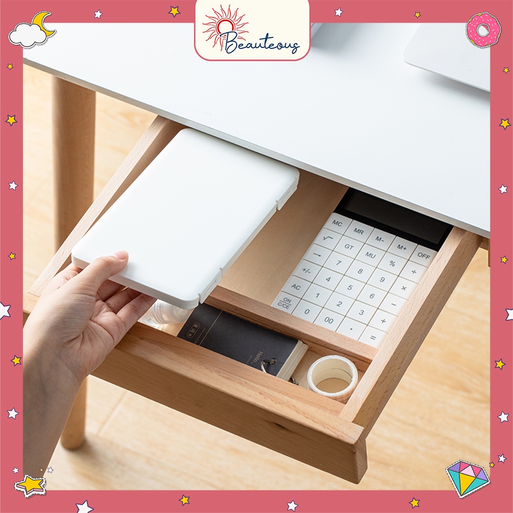 Kotak Tempat Penyimpanan Masker Aksesoris Portable Orgnizer Storage Box Travel Size Anti Debu