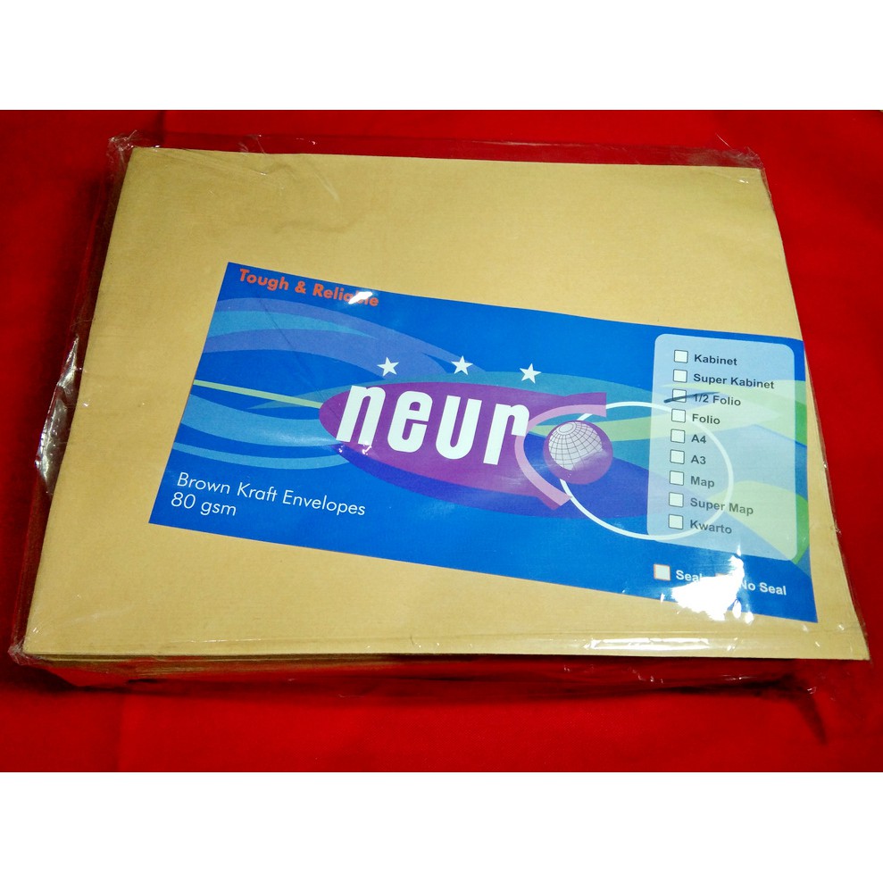 

Neuro Amplop Coklat 1/2 Folio ( IRRA STORE )