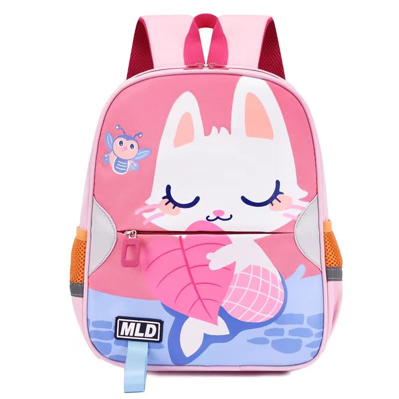 Skoola Tas Sekolah Anak Perempuan PAUD TK Ransel Unicorn Rabbit Cat - Noia