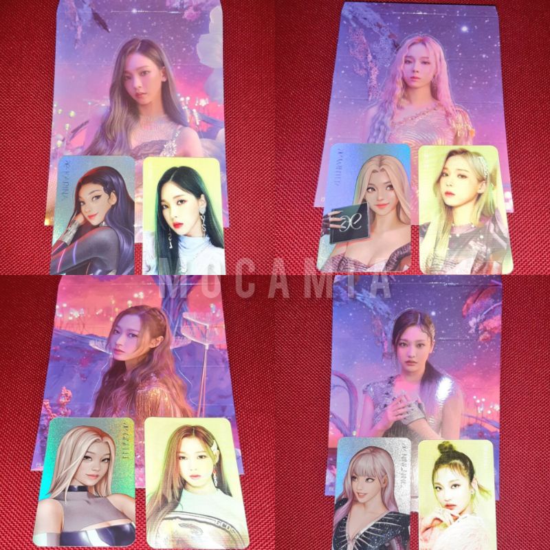 [aespa] Karina Winter Giselle Ningning - Black Mamba MD (Merchandise) Lenticular Photocard Standee O