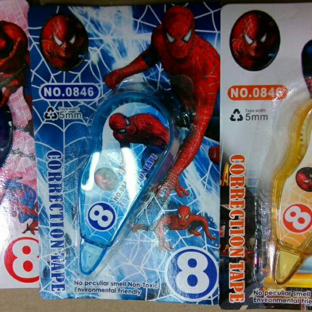 

Tip Ex Motif Spiderman 8m