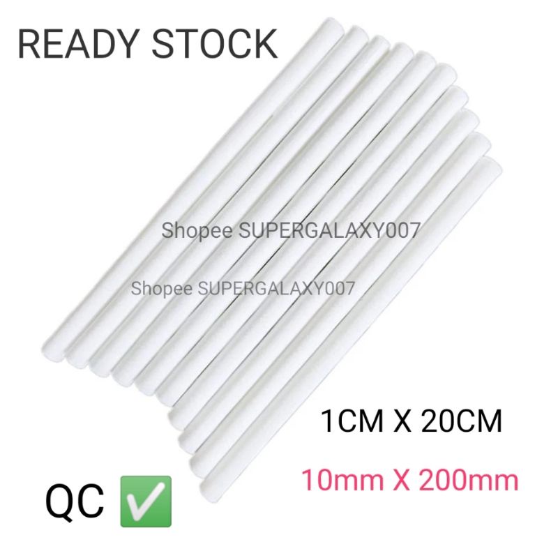 Filter Humidifier Diffuser Filter Cotton Humidifier Cotton Stick Cotton Swab Kapas Humidifier 1*20Cm