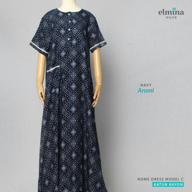 Homedress / Daster Arumi Katun Rayon by Elmina Hijab