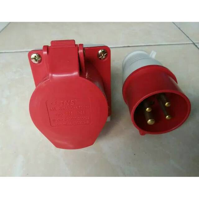 Plug + Socket Industri 16A 4Pin FORT