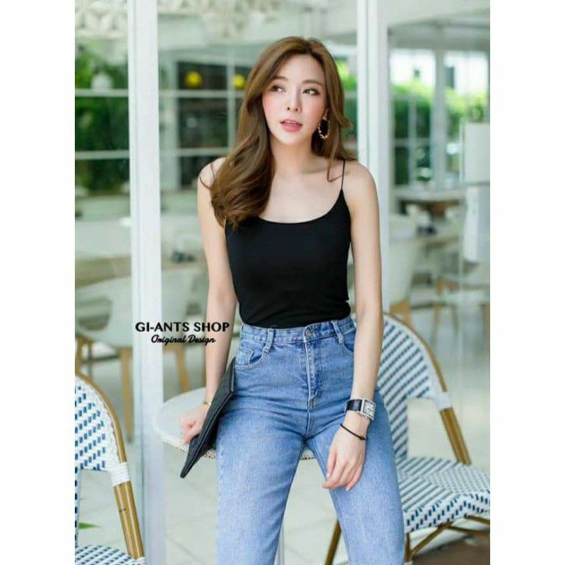 Tanktop wanita import [terbaru] merk Giants basic katun strect