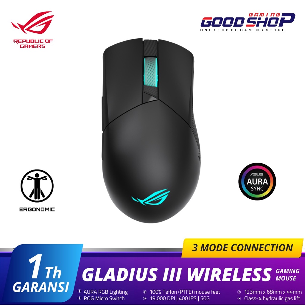 ROG Gladius III Wireless - Gaming Mouse