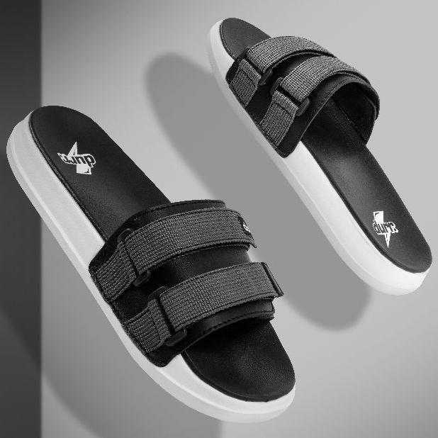 DURR FTWR - Meta White Grey | Sandal Durr Meta White Grey Double Spon (4 Warna) Sandals Durr Meta Putih Abu Double Spon Premium Sandal Durr Meta Force Series White Grey - Sandal Pria Sandal Pria Slip Sandal Pria Strap