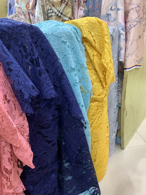 kain Brokat lace gliter