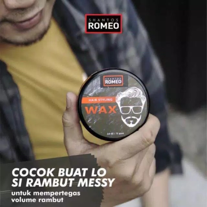 Shantos Romeo Hair Styling Cream / Gel / Wax 75gr