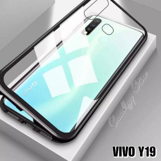 Muraahh - VIVO Y19 MAGNETIC SINGLE GLASS CASE VIVO Y19 CASING VIVO Y19 U3