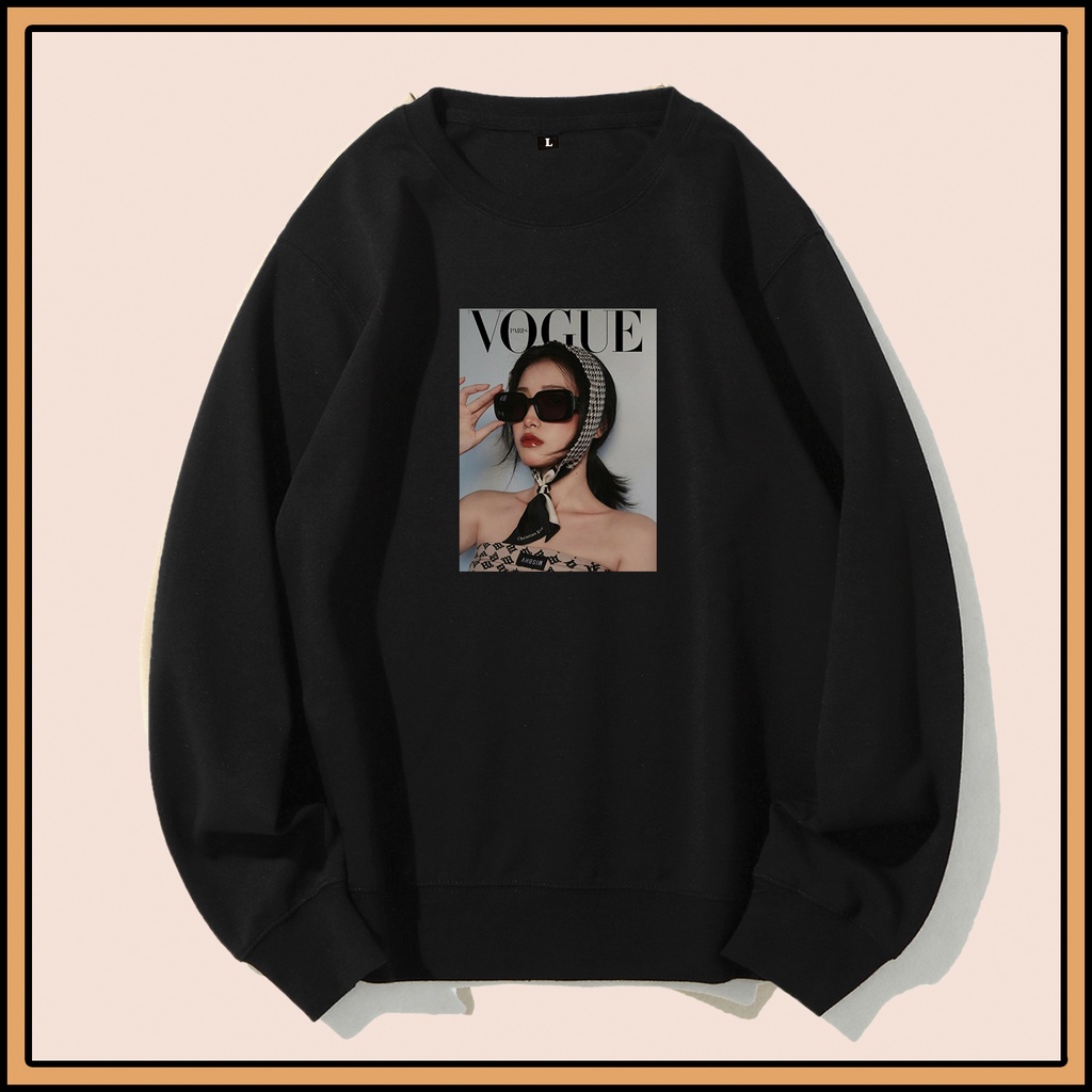 CALVIERO SHOP - BAJU SWEATER WANITA ATASAN VOGUEE GIRL GLASSES SWEATER DEWASA BRAND ANIME SWEATER HODDIE FASHION CITAYEM SCBD FASHION WEEK FASHION VIRAL TIKTOK