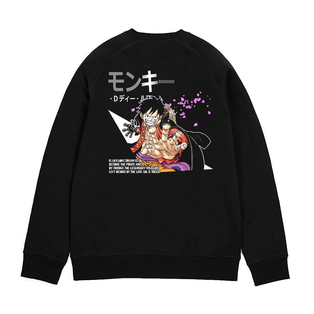 Crewneck Anime One Piece Luffy Wano Limited Edition / Crewneck Anime  / Size M L XL XXL