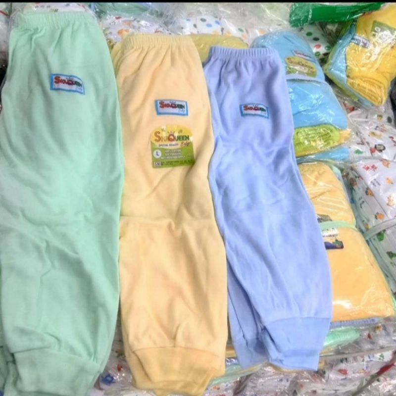SNI Setelan Bayi SNI (3 Setel) POLOS Baju Lengan PANJANG Celana PANJANG Setelan Bayi Piyama Anak Baju Bayi