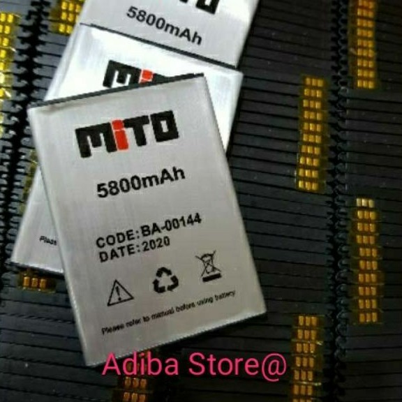 Baterai Batre Mito W1 2019 BA-00144  Original Battery