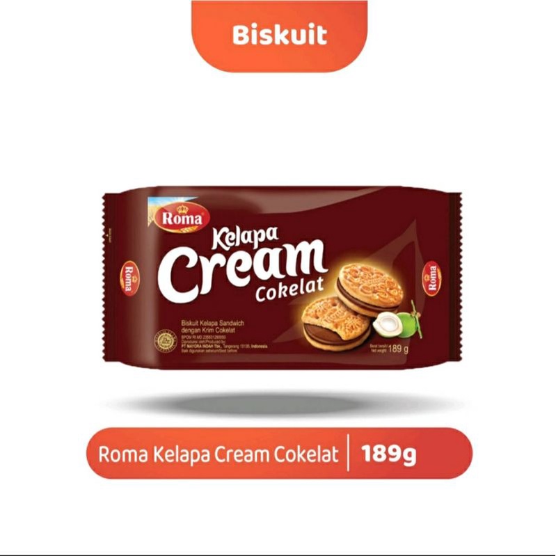 

ROMA KELAPA CREAM COKLAT 189gr