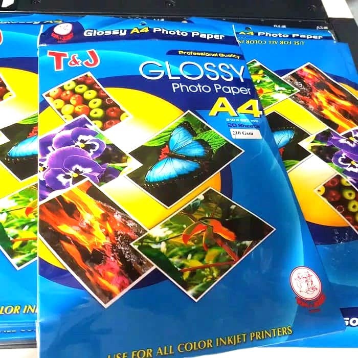 

Kertas Photo Glosy T&J 210gr