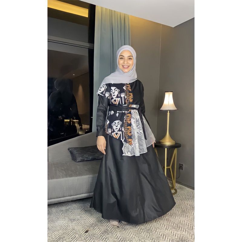 GAMIS TILE SONGKET TORAJA FASHION BATIK WANITA MODERN | GAMIS TENUN | GAMIS KONDANGAN | DRESS TENUN 