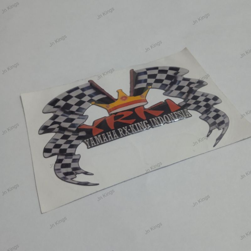 Stiker Timbul YRKI Emblem Yamaha RX king