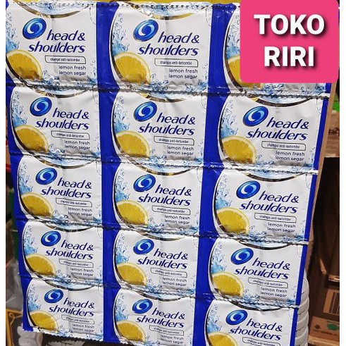 sampo head and shoulder lemon sachet