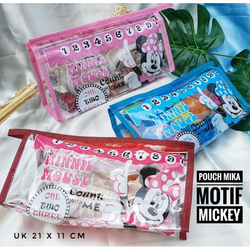 POUCH MIKA/TEMPAT PENCIL MIKA MURAH