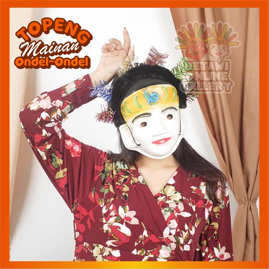 Topeng Mainan Ondel-ondel [ SATUAN ]