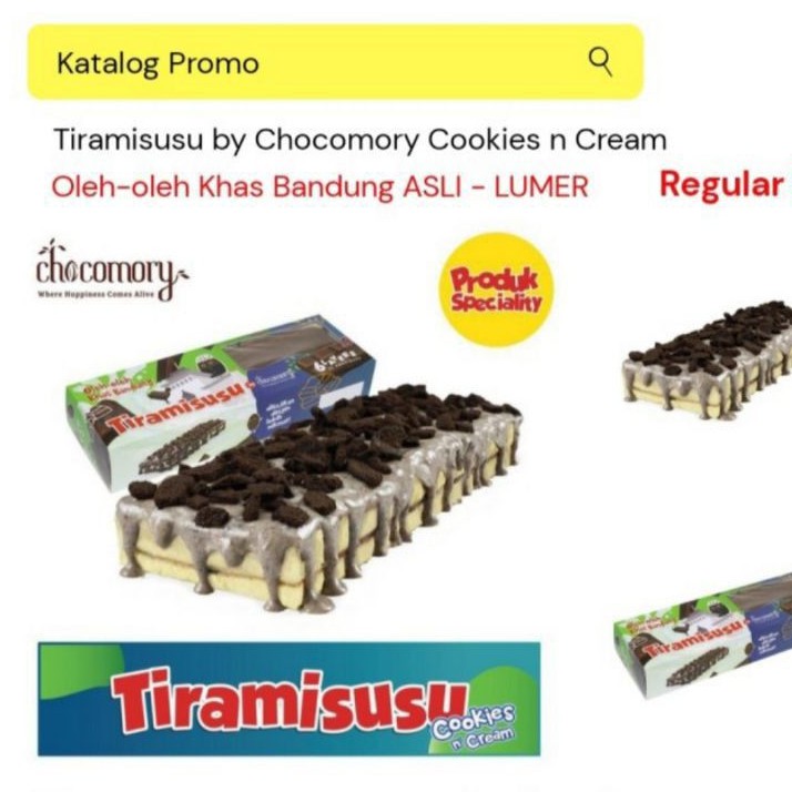 

TIRAMISUSU COOKIES N CREAM ASLI BANDUNG LUMER