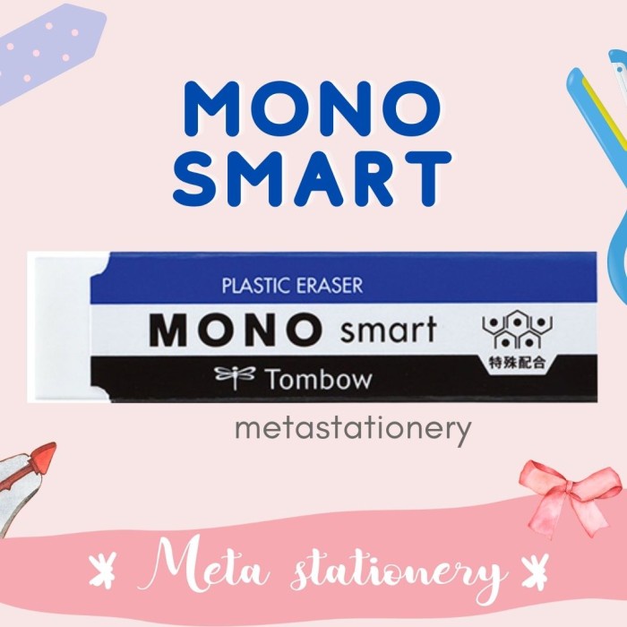 

Menakjubkan Penghapus / Eraser Tombow Mono Smart White Medium Berkualitas