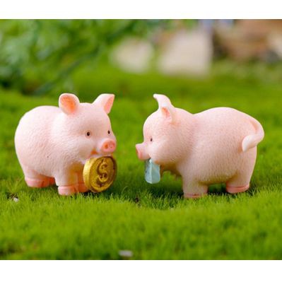 Miniatures - Terrariums - Fairy Garden - Animal_Pig (5pcs)