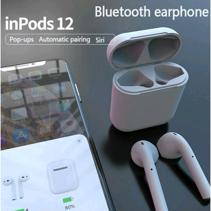 Headset / Handsfree / Earphone Inpods 12 Inpods12 Headset Wireless Bluetooth 5.0 Macaron Earphones