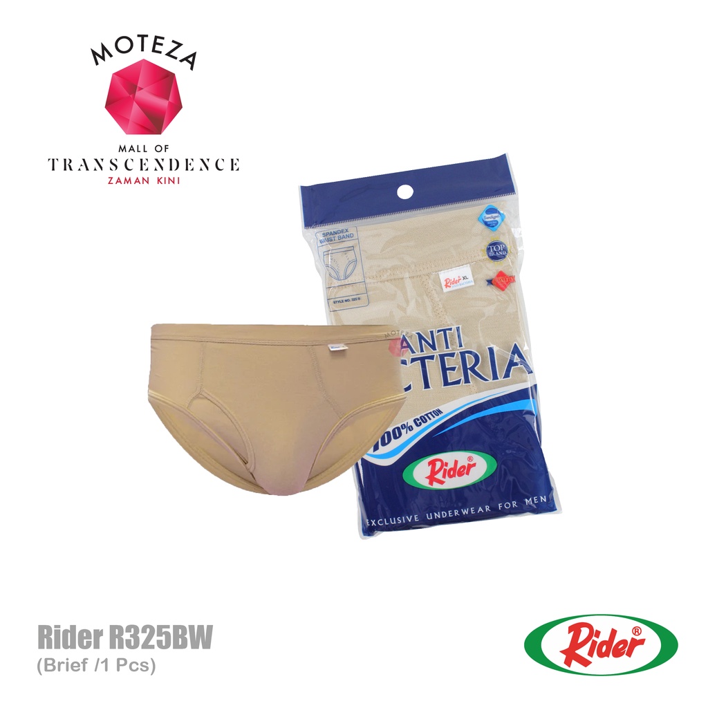 Celana Dalam Underwear Brief Pria Anti Bakteri - RIDER R 325 B - 1 pcs