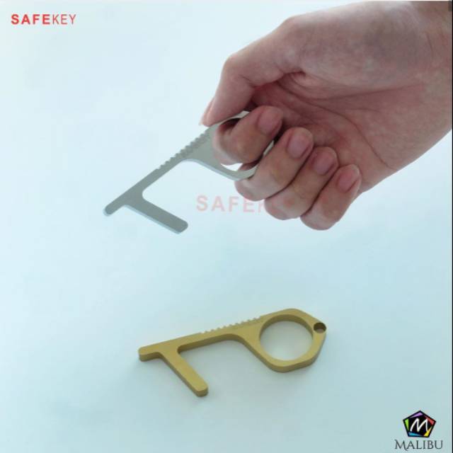 SAFEKEY ANTIMICROBAL HAND TOOL - PERANGKAT ANTI - BAKTERI - DOOR OPENER