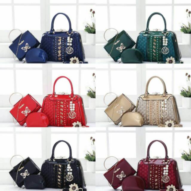 Tas CL19 - Webe Behel Ribbon Brokat 1212