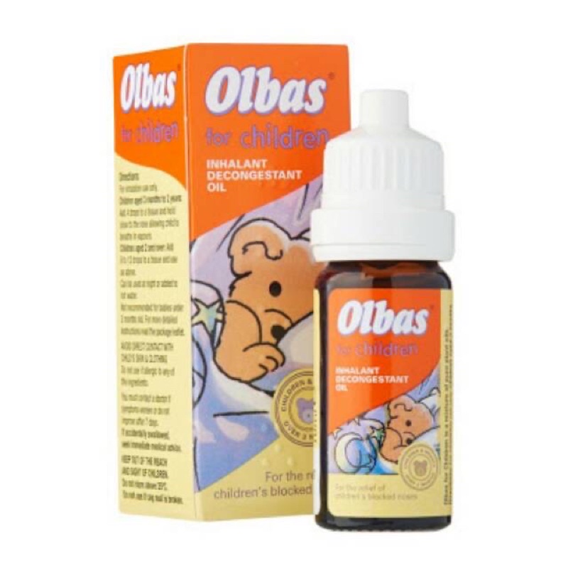 Olbas Inhalant Oil Decongestant Children Baby Minyak Melegakan Flu Hidung Tersumbat Bayi Natural Alami