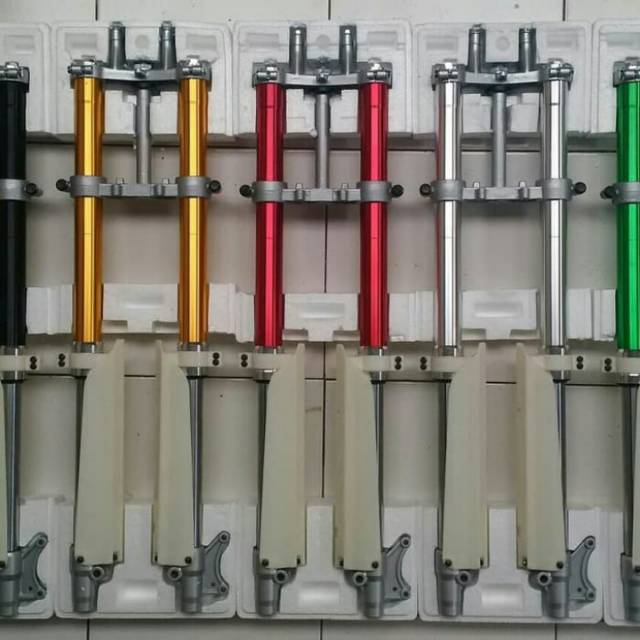 USD KLX/Upseat Down/Shock Depan Kawasaki Hijau/Gold