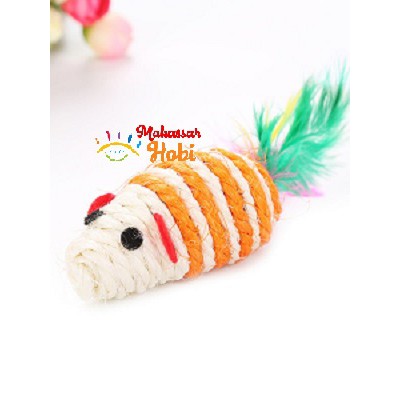 Mainan Kucing Tikus Rajut