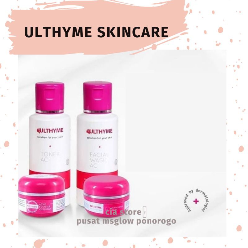 ulthyme skincare paket acne