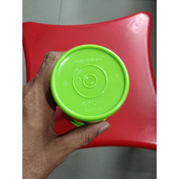 botol gelas air minum tupperware asli