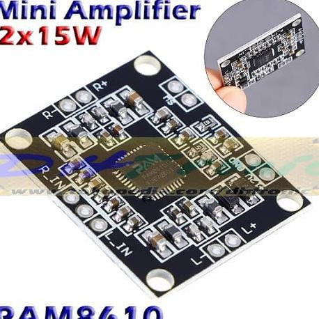 nmwv kit pam8610 mdl-20b 2x15w hd digital hi-fi audio amplifier class d 1h48