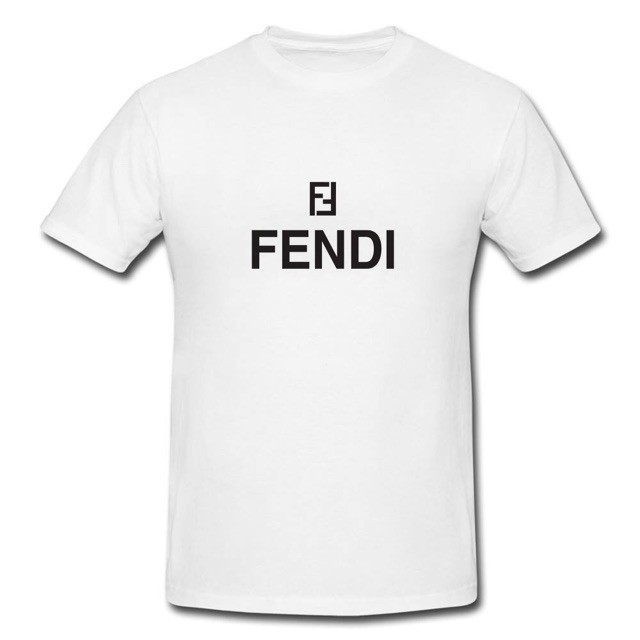 fendi logo t shirt