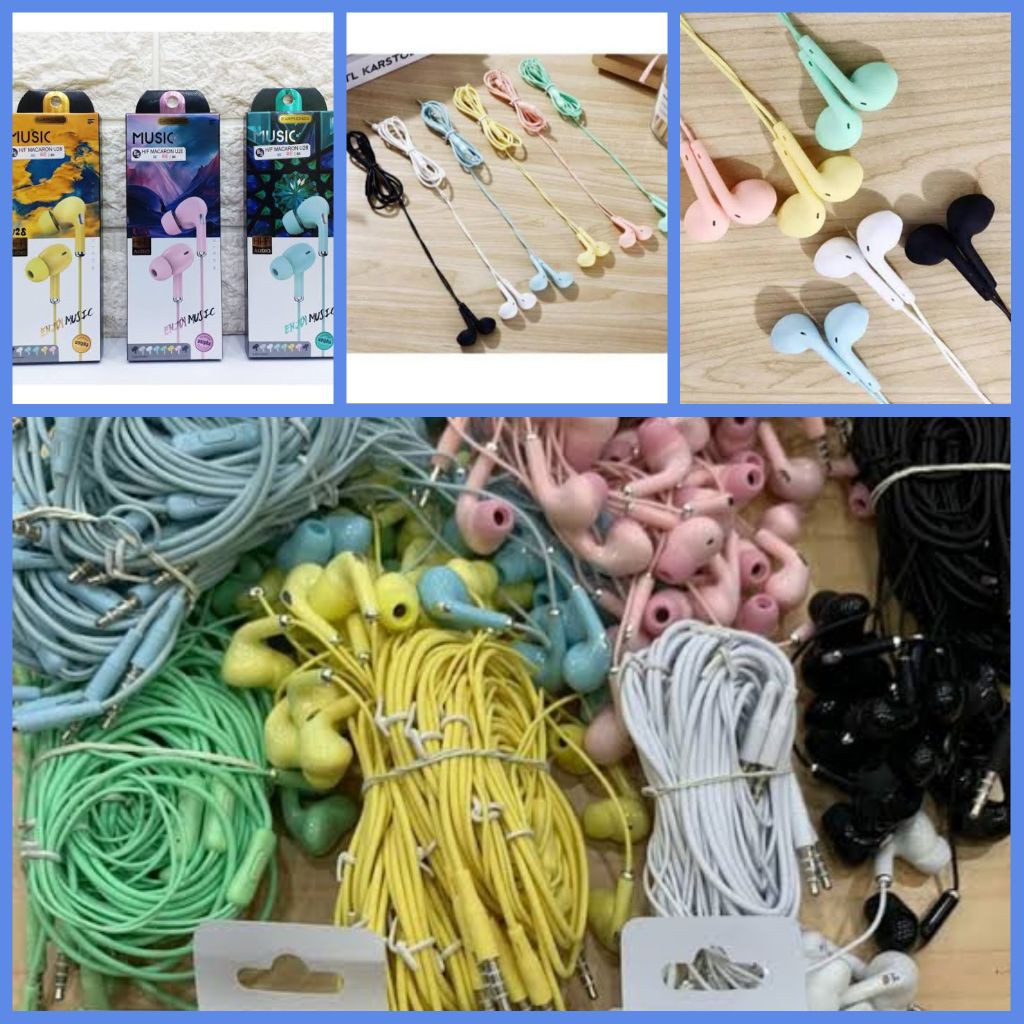 HEADSET WARNA MACARON U-19 U-28