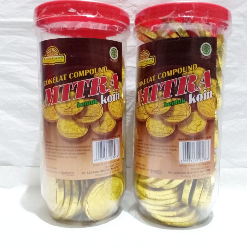 Cokelat Compound Cokelat Koin merek Mitra isi 70pcs