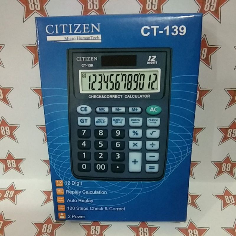 Kalkulator Citizen CT - 139 12 Digit