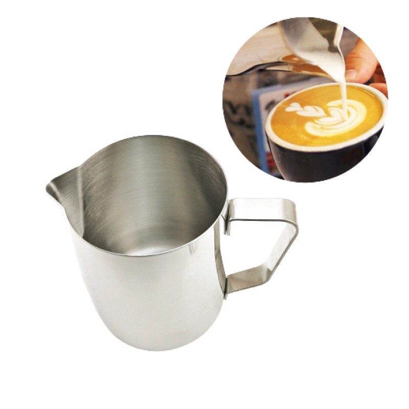 Gelas Pitcher Kopi Espresso Latte Art Stainless Steel 600ml/350ml