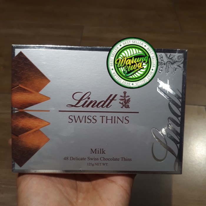

lindt milk swiss thins 125 gram
