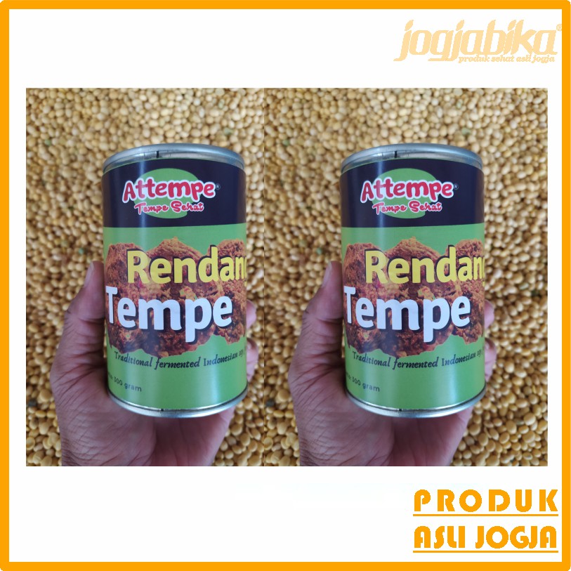Rendang Tempe Kedelai Lokal Non GMO Organik Asli Jogja Attempe 300 g