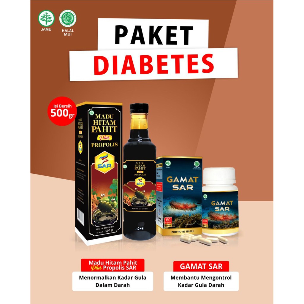 

Paket Obat Herbal Gula Darah - Medium