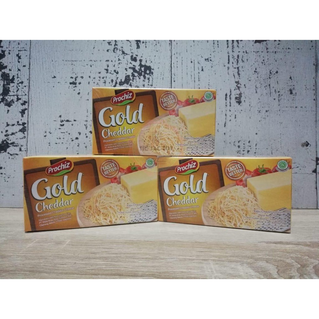 Keju Cheddar/ Cheddar Cheese Prochiz Gold 160gr